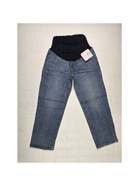Isabel Maternity Vintage Straight Crossover panel Jeans Size 0